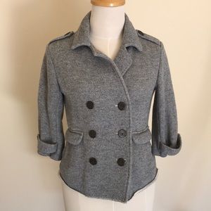 CAbi Gray Jacket  3/4 Quarter Sleeve
